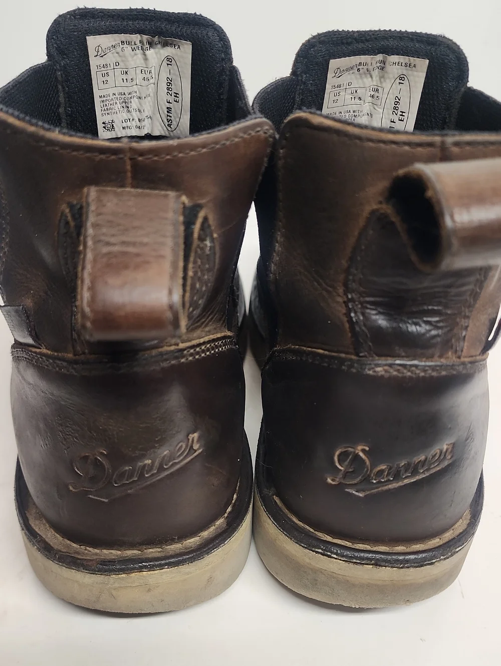 Danner Bull Run Chelsea Mens Chukka Boots in Dark Brown Leather Size 12 Gorpcore
